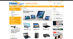Desktop Screenshot of primoit.co.uk